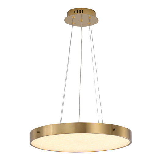 LED Chandelier With A Clear Acrylic Beaded Diffuser