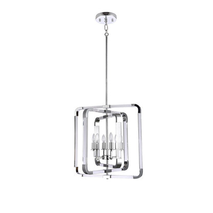 Metal Frame Chandelier