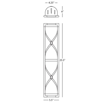 Chase Wall Sconce by Robert Abbey