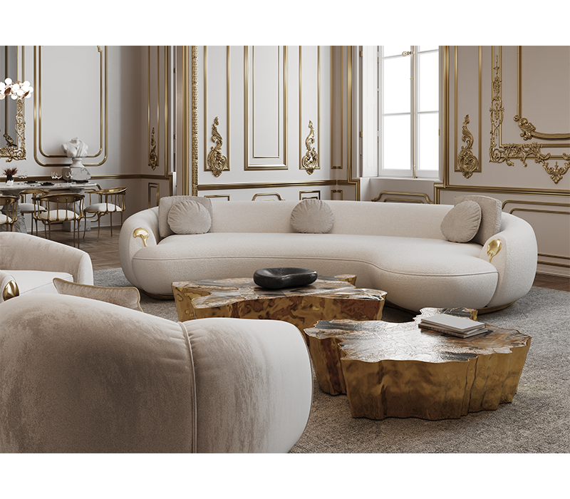 Soleil Curved Sofa