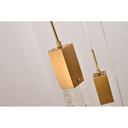 Black Gun Metal Frame Chandelier