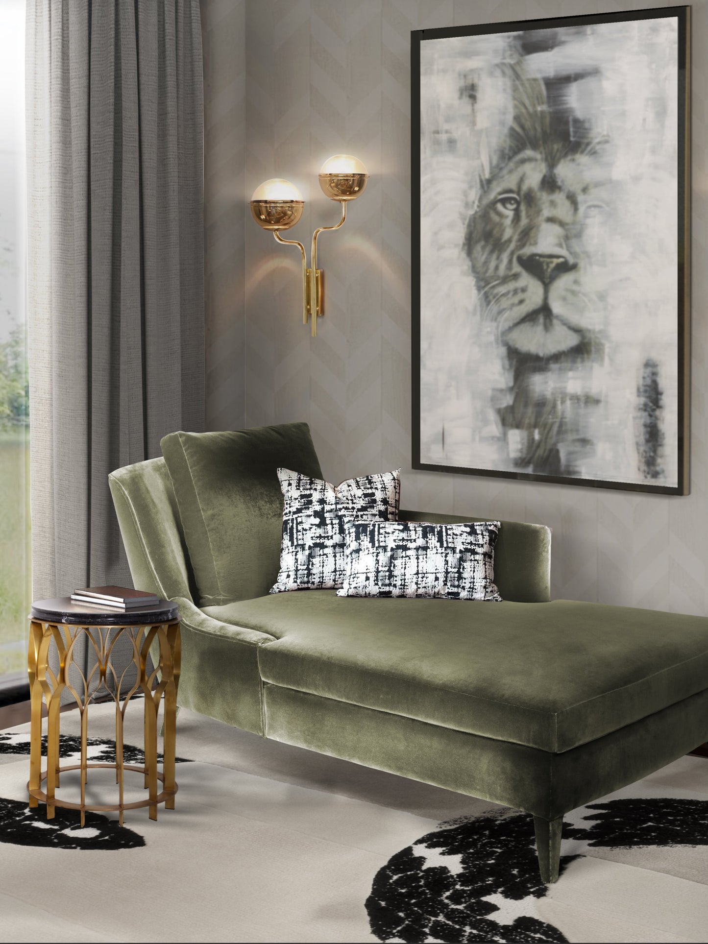 Como Chaise Lounge