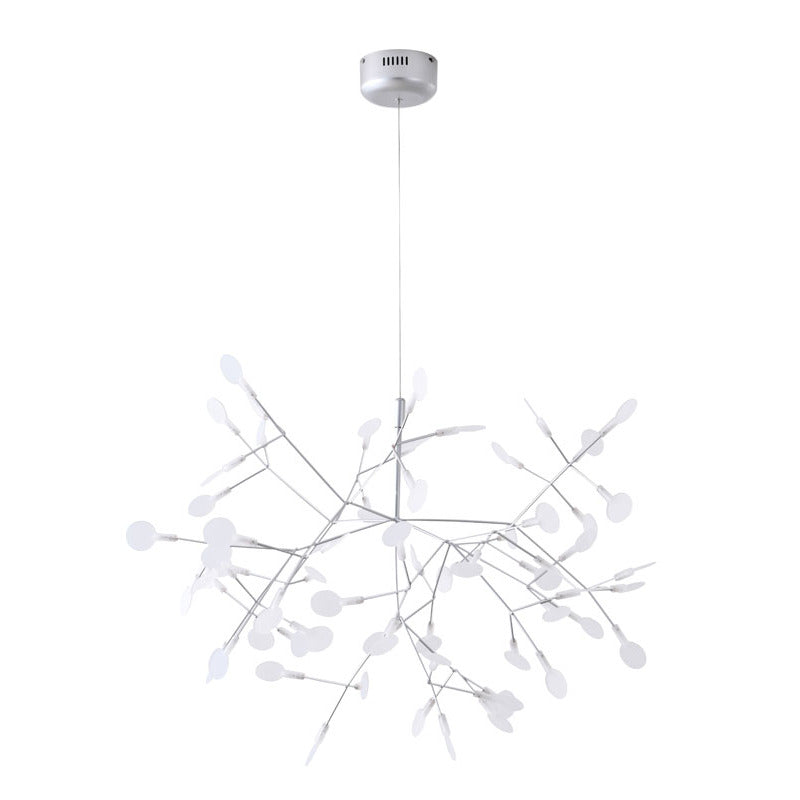 LED Petal Chandelier With Frosted Acrylic Diffusers