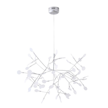 LED Petal Chandelier With Frosted Acrylic Diffusers