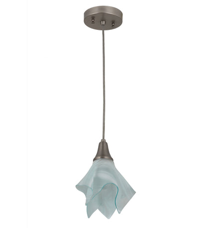 Blanco Swirl Handkerchief Pendant | Brushed Nickel Finish by Meyda Lighting