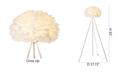 Feather Floor Lamp