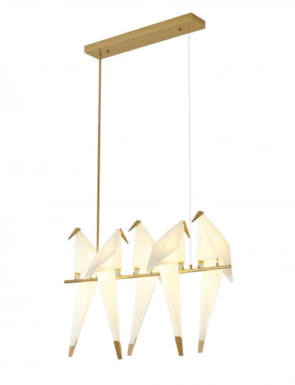 White Bird LED Chandelier