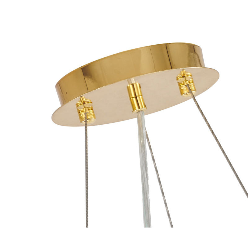 Gold Aluminum Chandelier