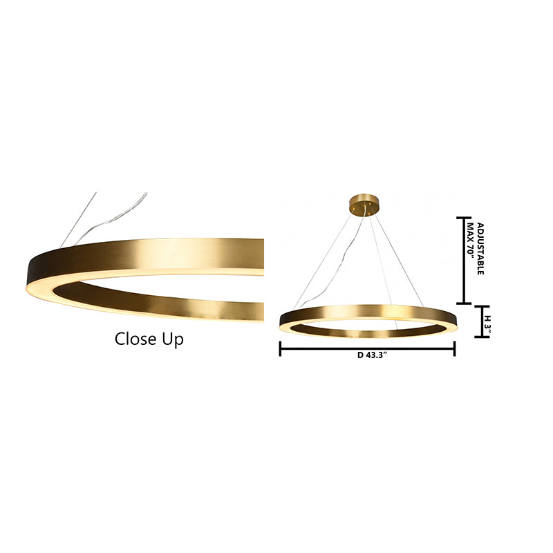 Large Halo LED Chandelier