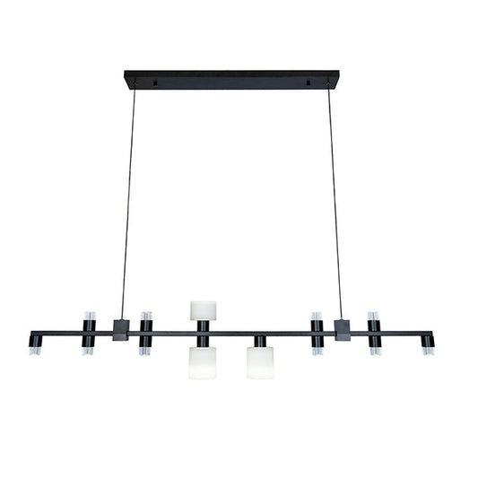 Metal & Glass LED Chandelier