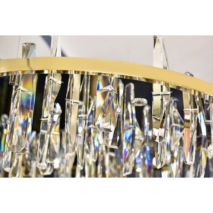 Gold Crystal LED Chandelier