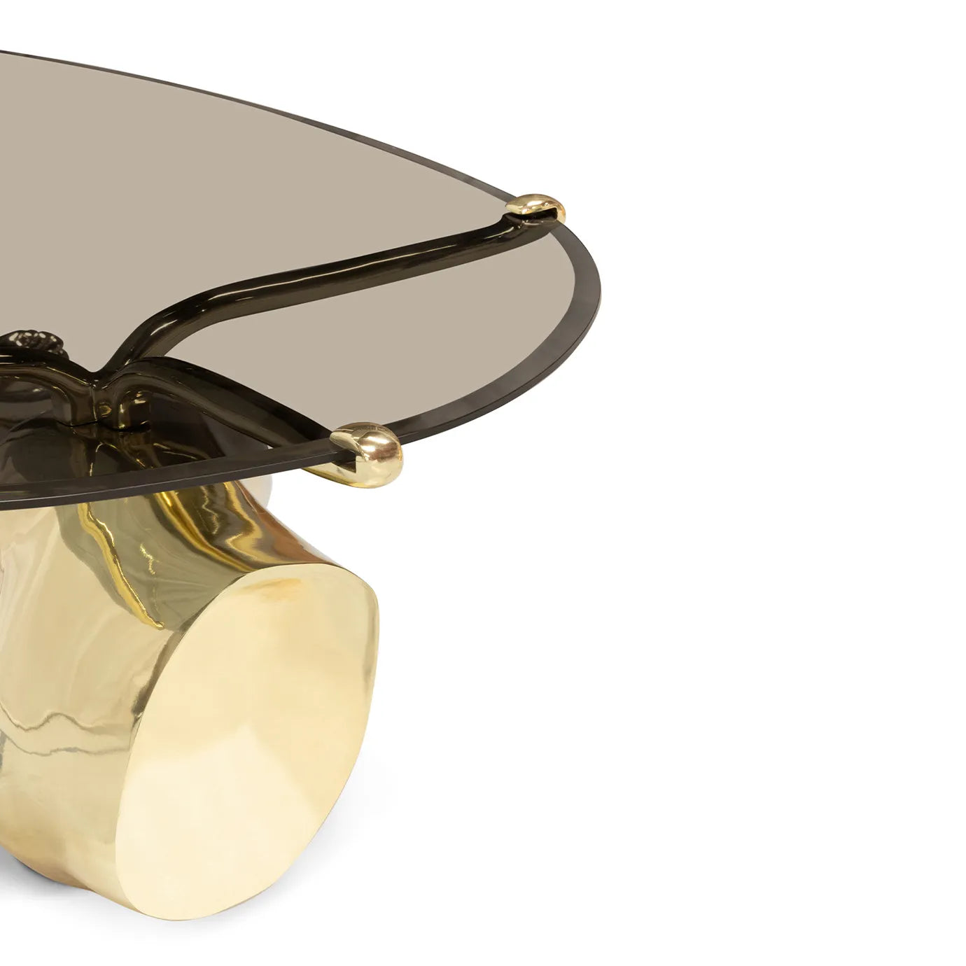 Tabu Polished Brass Coffee Table