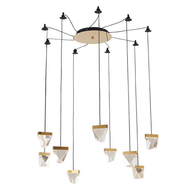 Modern 5+ Light LED Chandelier