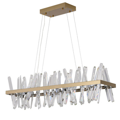 Gold LED Crystal Chandelier