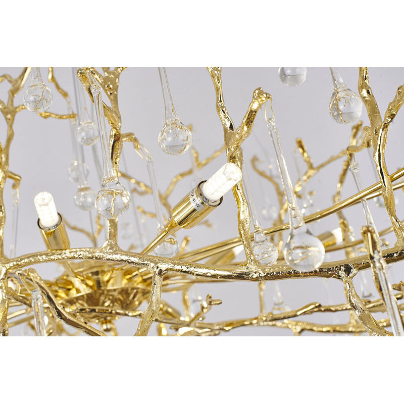 Solid Brass Living Chandelier