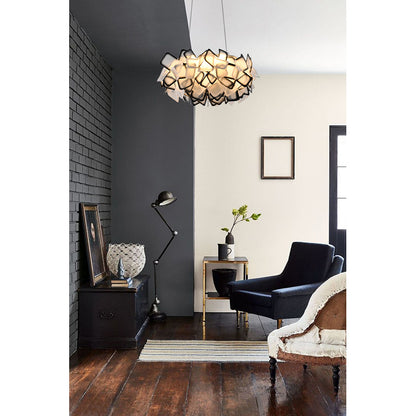 Black & White Acrylic LED Chandelier
