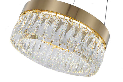 Gold LED Crystal Chandelier