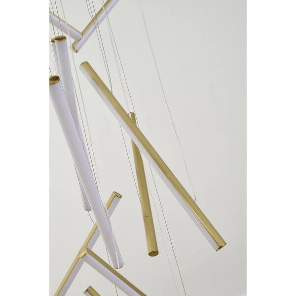 Brass LED Chandelier