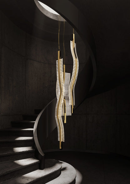 Liwave Chandelier by Luxxu