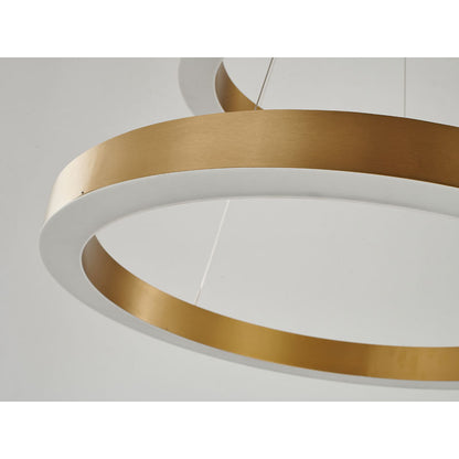 Double Halo LED Chandelier