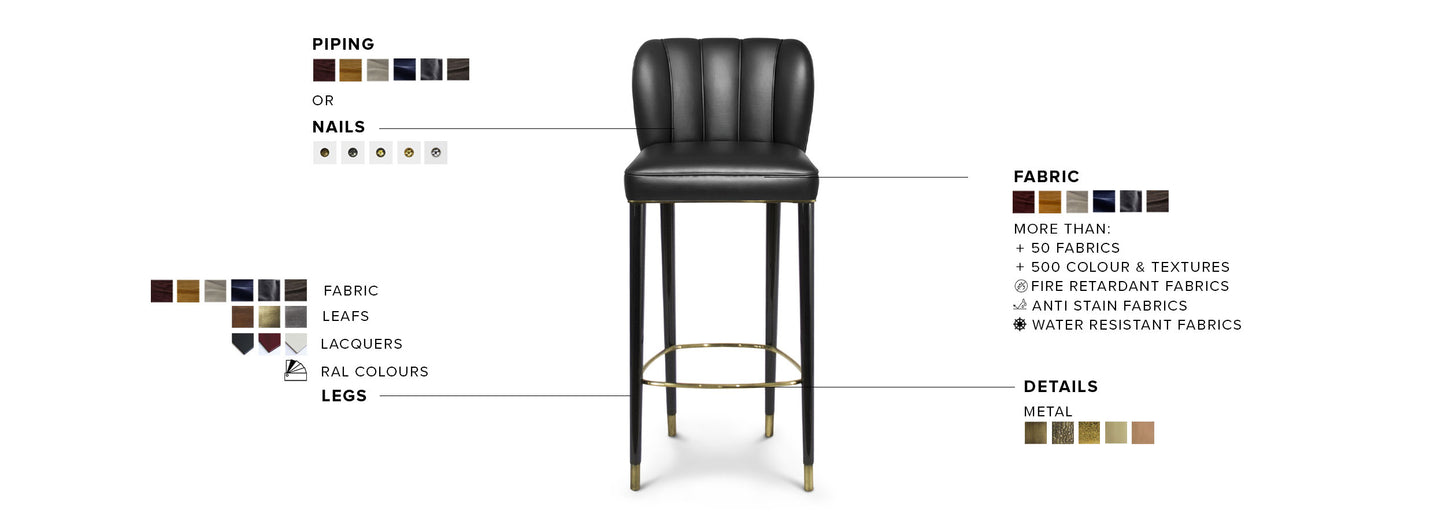 Dalyan Bar Chair