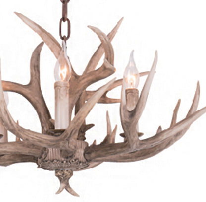 Polyresin Antler Horn Chandelier