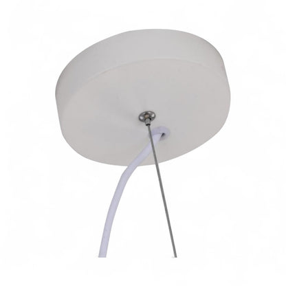 White Acrylic Flower Chandelier