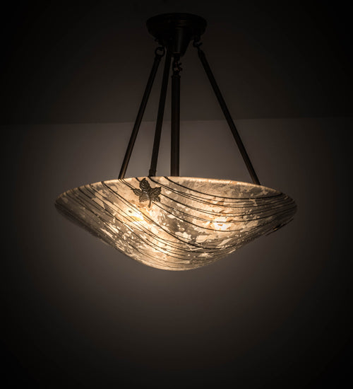 Branches Fused Glass Ceiling Fixture | 24" High by Meyda Lighting