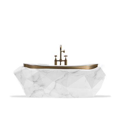 Diamond Marble Bathtub