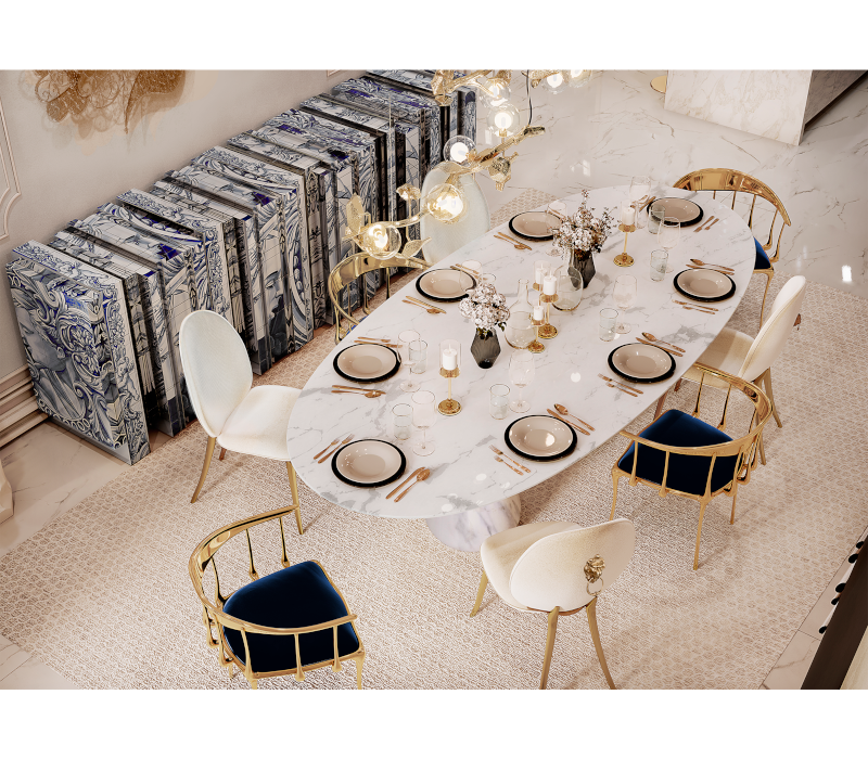 Pietra Oval XL Dining Table
