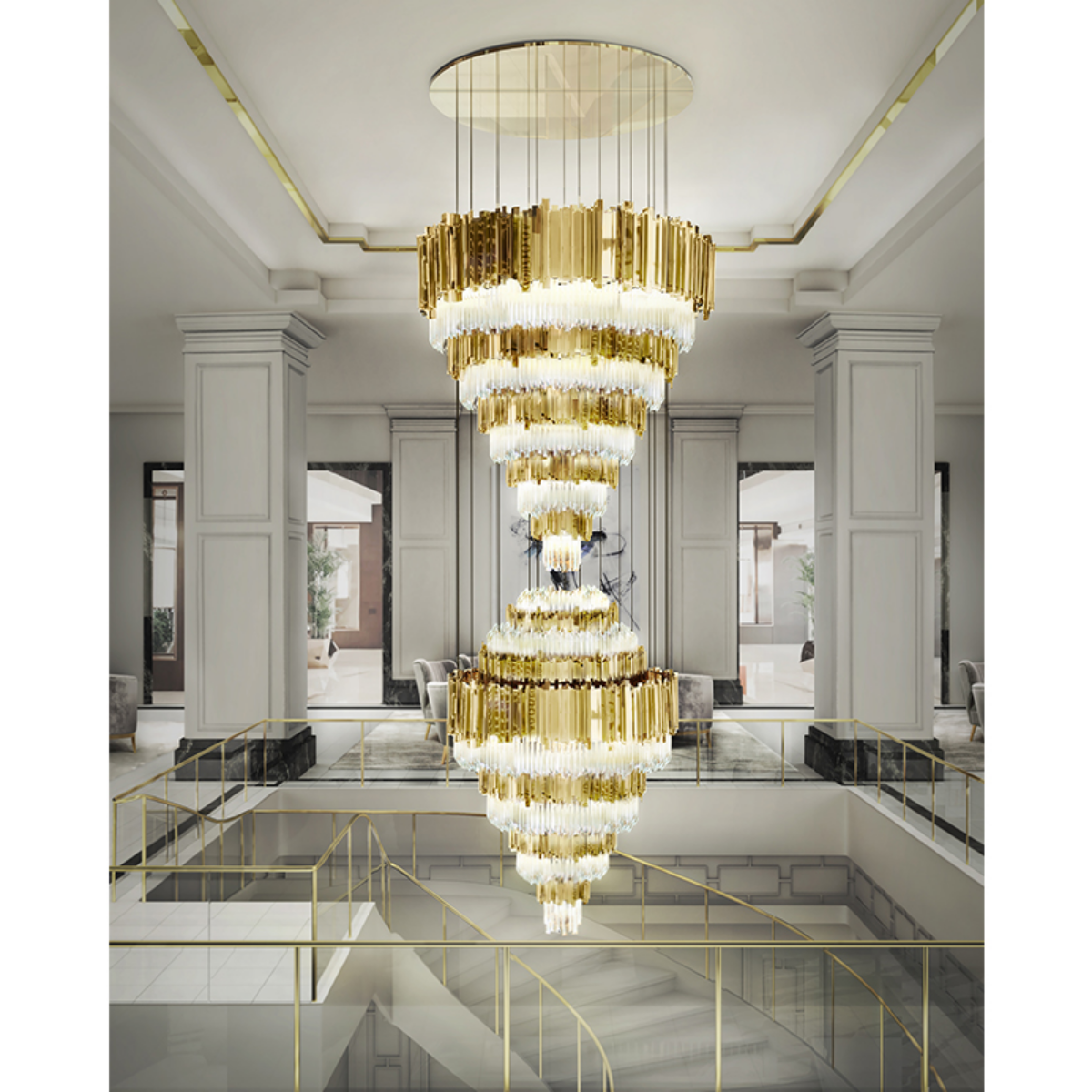 Empire XL Chandelier by Luxxu