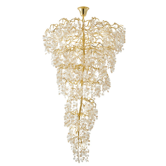 Gold Aluminum Chandelier