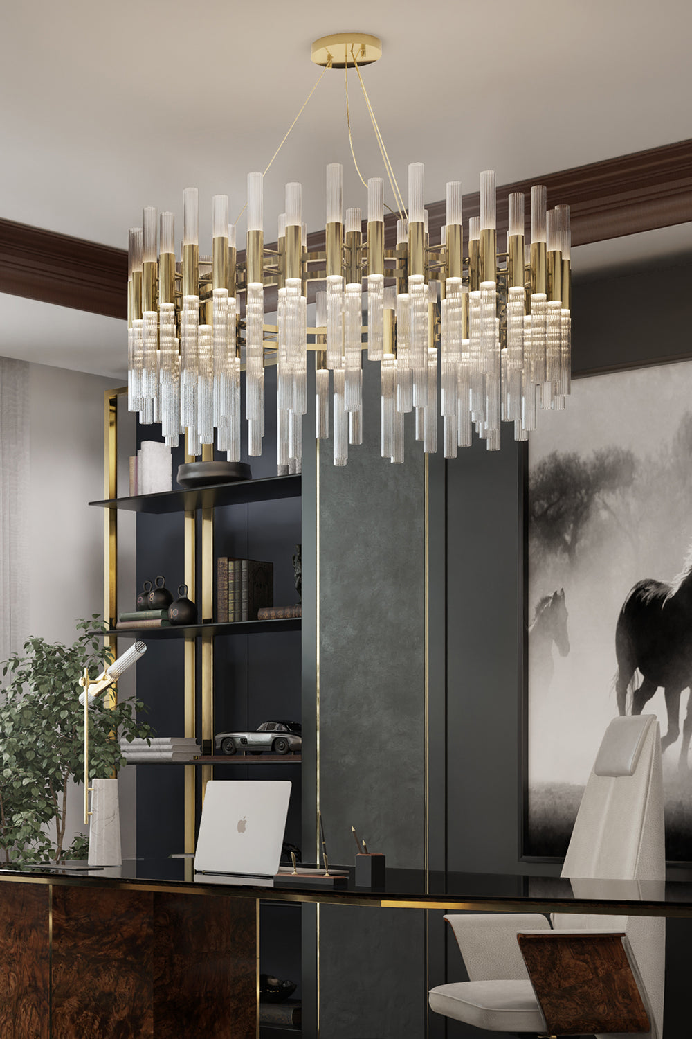Waterfall Round Suspension by Luxxu