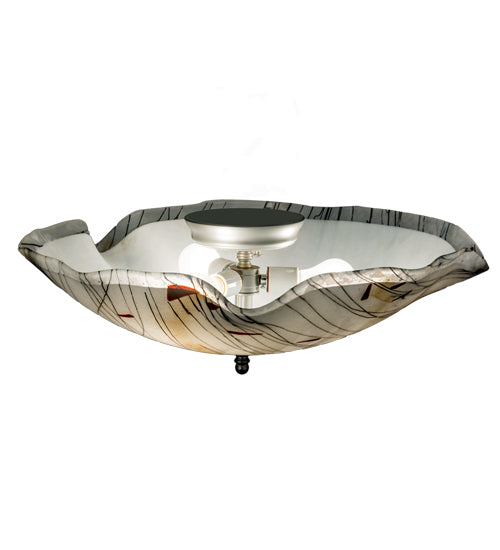 25" Wide Metro Fusion Ramoscelli Flushmount by Meyda Lighting
