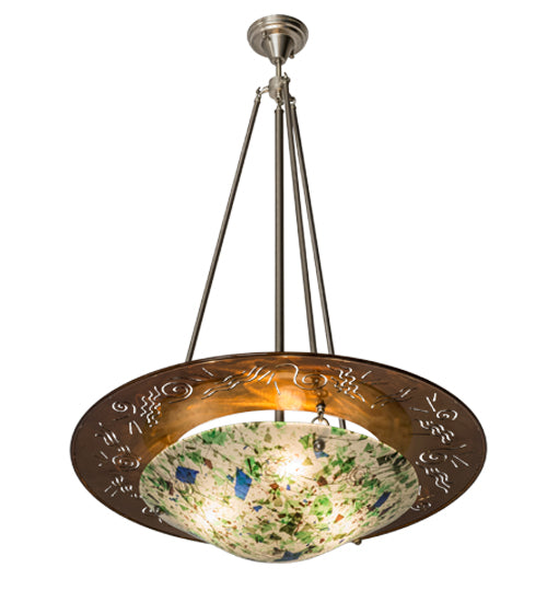 Celestial Fused Glass Pendant | 48" High by Meyda Lighting