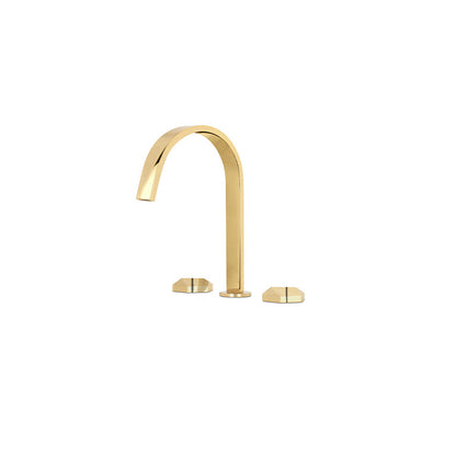 Diamond Brass Three Hole Mixer Tap