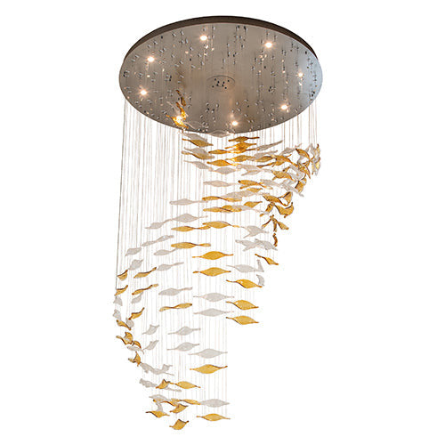 76" Wide Schole Cascading Pendant