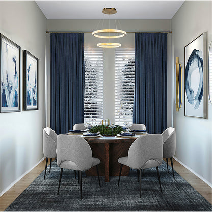 Dual Ring LED Chandelier