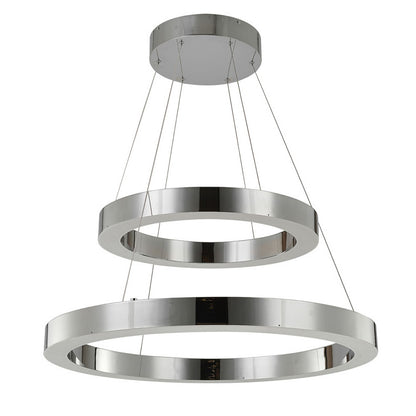 Double Halo LED Chandelier