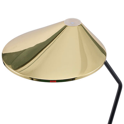 Black & Brass LED Floor Lamp