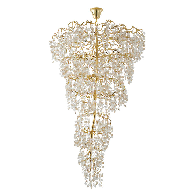 Gold Aluminum Chandelier