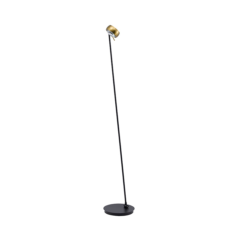Black Aluminum LED Floor Lamp