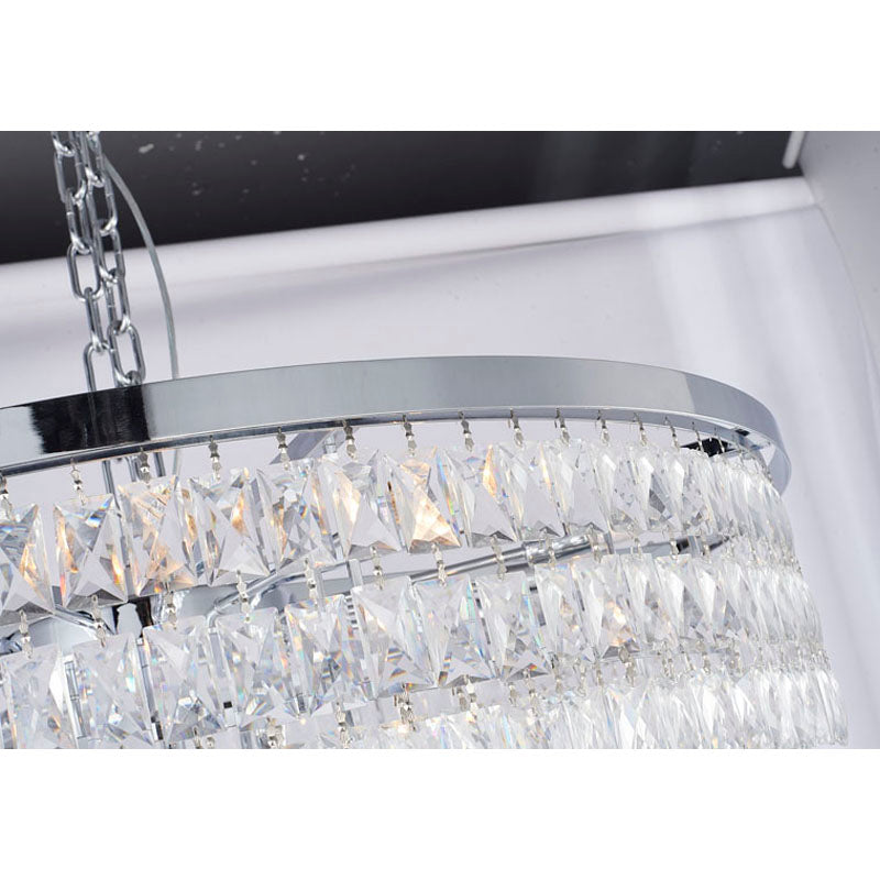 Seven-Tier Chandelier with Crystals