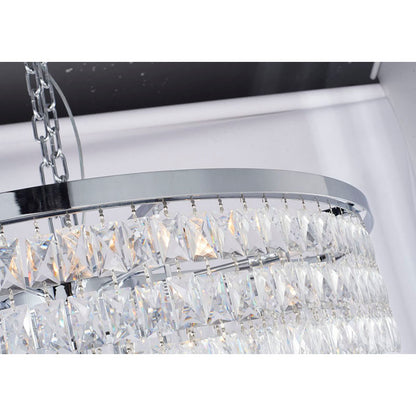 Seven-Tier Chandelier with Crystals