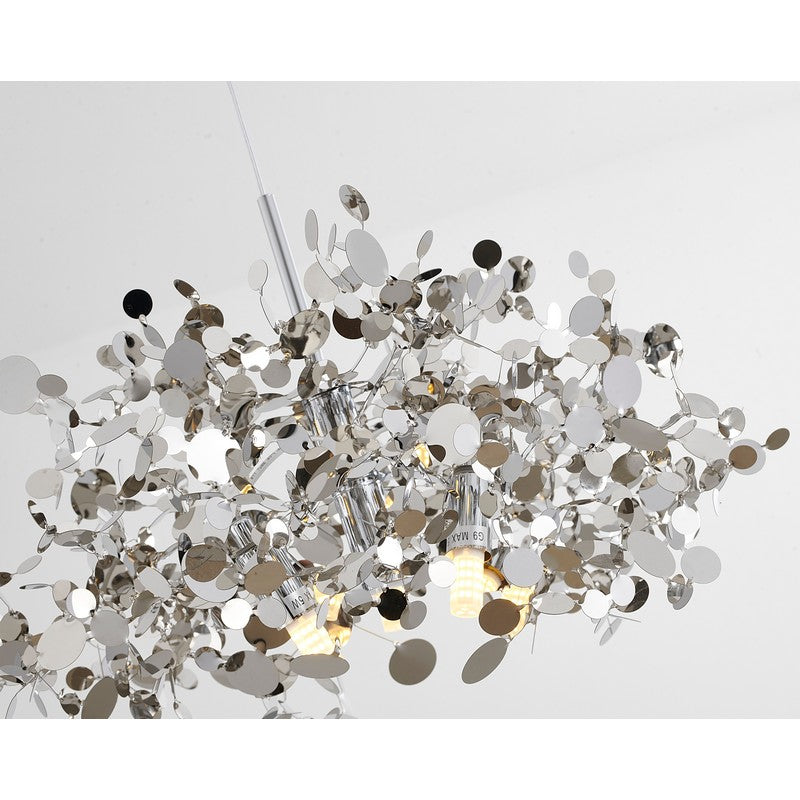 Chrome Sparkle Confetti Pendant Light