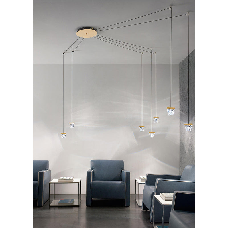 Modern 5+ Light LED Chandelier