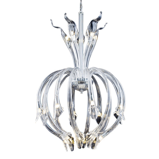Hand Blown Glass Chandelier