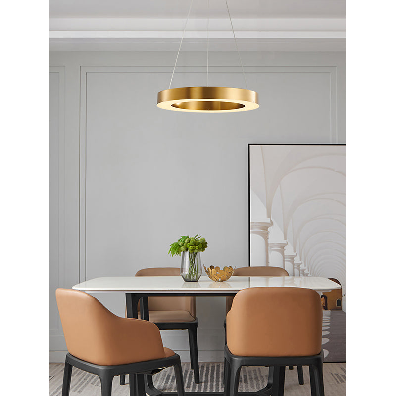 Modern Halo Round LED Chandelier