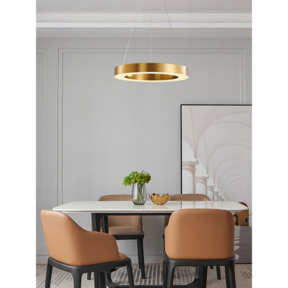 Modern Halo Round LED Chandelier
