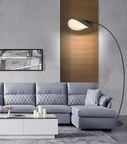 Matte Black Iron Floor Lamp